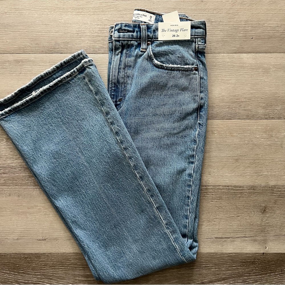 Abercrombie & Fitch Light Blue Vintage Flare Jeans
